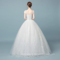 HQ169 India Wholesale Promotion Ball Gown Wedding Dress Crystal Cap Sleeve China Cheap Wedding Dresses